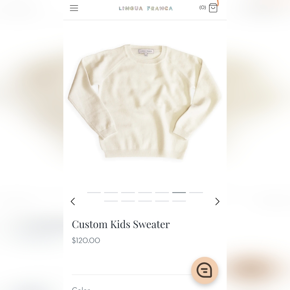 Cashmere kids sweaters by lingua franca